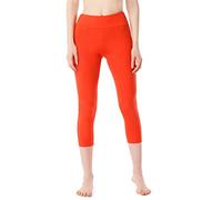 Merry Style Damen 3/4 Leggings aus Baumwolle MS10-430 (Orange, XL)