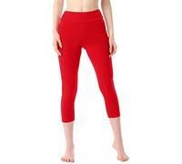 Merry Style Damen 3/4 Leggings aus Baumwolle MS10-430 (Rot, M)
