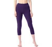 Merry Style Damen 3/4 Leggings aus Baumwolle MS10-430 (Violett, XL)