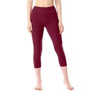 Merry Style Damen 3/4 Leggings aus Baumwolle MS10-430 (Wine, M)