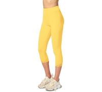 Merry Style Damen 3/4 Leggings MS10-290(Gelb, XS)