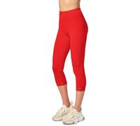 Merry Style Damen 3/4 Leggings MS10-290(Rot, XL)