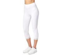 Merry Style Damen 3/4 Leggings MS10-290(Weiß, XXL)