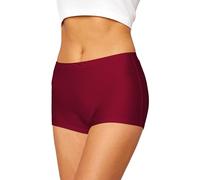 Merry Style Damen Badeshorts Bikinihose Bademode Badehose Bikini Unterteil Schwimmshorts L23L1 (Weinrot (4242), 44)