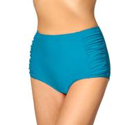 Merry Style Damen Bikinislip MS10-119 Bikinihose Bauch Weg Effekt (Blau (6046), 40)