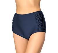 Merry Style Damen Bikinislip MS10-119 Bikinihose Bauch Weg Effekt (Dunkelblau2 (6007), 46)