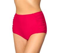 Merry Style Damen High Waist Bikinihose Bauch Weg Effekt Badehose MS10-119 (Rosa (3260), 42)