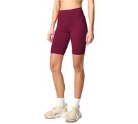 Merry Style Damen Kurze Leggings aus Baumwolle MS10-200 (Weinrot, 3XL)