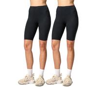 Kurze Leggings aus Viskose MS10-145 (2er Pack) Schwarz/Schwarz (2Pack) L L Schwarz/Schwarz (2Pack)