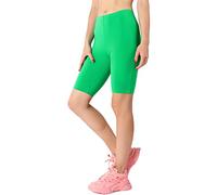 Merry Style Damen Kurze Leggings aus Viskose MS10-414 (Grün, 3XL)