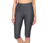Merry Style Damen Lange Badeshorts Kurze Leggings MS10-334(Graphite,34)
