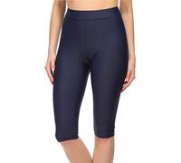 Merry Style Damen Lange Badeshorts Kurze Leggings MS10-334(Marineblau-6007,50)