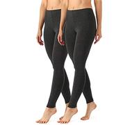 Merry Style Damen Lange Leggings aus Viskose 2 Pack MS10-143