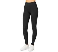 Merry Style Damen Lange Leggings aus Viskose MS10-143 (Schwarz, L)