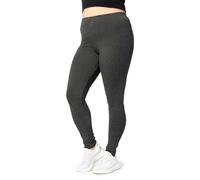 Große Größen Lange Leggings aus Baumwolle MS10-454 DunkelMelange 5XL 5XL DunkelMelange