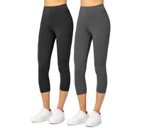 Merry Style Damen Leggings 3/4 aus Viskose 2 Pack MS10-144