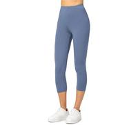 Merry Style Damen Leggings 3/4 Capri Leggings aus Viskose MS10-144 (Jeans, XS)