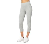 Merry Style Damen Leggings 3/4 Capri Leggings aus Viskose MS10-144 (Melange, XS)
