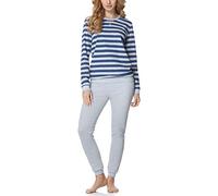 Merry Style Damen Schlafanzug MS10-107 (Melange/Jeans, XXL)