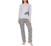 Merry Style Damen Schlafanzug MS10-169 (Melange Zebra, S)