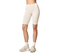 Merry Style Damen Shorts Kurze Leggings Bequeme Radlerhose aus Viskose MS10-145 (Ecru, S)