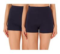 Merry Style Damen Shorts Radlerhose Unterhose Hotpants Kurze Hose Boxershorts aus Baumwolle 2Pack MS10-358(2Pack Marineblau/Marineblau,M)