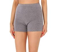 Merry Style Damen Shorts Radlerhose Unterhose Hotpants Kurze Hose Boxershorts aus Baumwolle MS10-358(Melange,XS)
