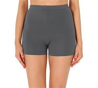 Merry Style Damen Shorts Radlerhose Unterhose Hotpants Kurze Hose Boxershorts aus Baumwolle MS10-358 (Grau, XL)