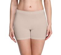 Merry Style Damen Shorts Radlerhose Unterhose Hotpants Kurze Hose Boxershorts aus Viskose MS10-283(Caffe Late,XS)