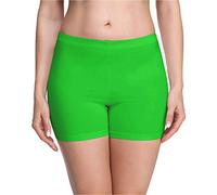 Merry Style Damen Shorts Radlerhose Unterhose Hotpants Kurze Hose Boxershorts aus Viskose MS10-283(Grün,XL)