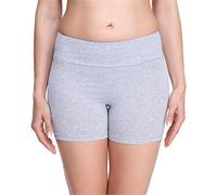 Merry Style Damen Shorts Radlerhose Unterhose Hotpants Kurze Hose Boxershorts aus Viskose MS10-284(Melange,M)