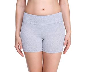 Merry Style Damen Shorts Radlerhose Unterhose Hotpants Kurze Hose Boxershorts aus Viskose MS10-284(Melange,XL)