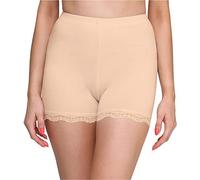Merry Style Damen Shorts Radlerhose Unterhose Hotpants Kurze Hose Boxershorts aus Viskose MS10-294 (Beige, XS)