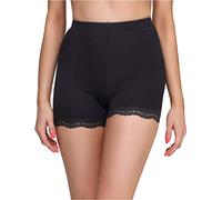 Merry Style Damen Shorts Radlerhose Unterhose Hotpants Kurze Hose Boxershorts aus Viskose MS10-294 (Schwarz, L)