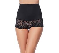 Merry Style Damen Slip Miederslip figurformend Bauch Weg Effekt Shapewear MS10-134 (Schwarz, XL)