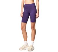 Merry Style Damen Sport Leggings kurz Sportleggings Radlerhose Sporthose aus Baumwolle MS10-200 (Purpur,XL)