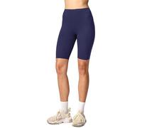 Merry Style Damen Sport Leggings kurz Sportleggings Radlerhose Sporthose aus Viskose MS10-145 (Dunkelblau, M)