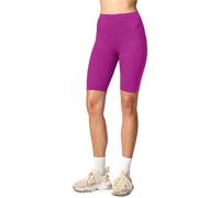 Merry Style Damen Sport Leggings kurz Sportleggings Radlerhose Sporthose aus Viskose MS10-145 (Fuchsie, M)