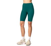 Merry Style Damen Sport Leggings kurz Sportleggings Radlerhose Sporthose aus Viskose MS10-145 (Smaragdgrün, M)