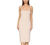 Merry Style Damen Unterkleid Knielänge Petticoat Midi Länge einstellbare Träger MS10-402 (Beige, M)