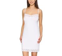 Merry Style Damen Unterkleid Unterrock verstellbare Träger MS10-400 (Weiß, L)