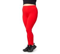 Merry Style Große Größen Damen Lange Leggings aus Viskose MS10-448 (Rot, 3XL)