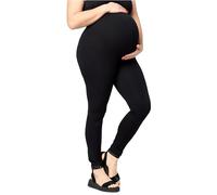 Große Größen Lange Umstandsleggings aus Viskose MS10-460 Schwarz 7XL 7XL Schwarz