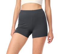 Merry Style Damen Shorts Radlerhose Unterhose Hotpants Kurze Hose Boxershorts aus Baumwolle MS10-392 (Graphite, XS)