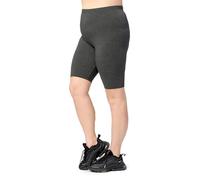 Große Größen Kurze Leggings aus Baumwolle MS10-456 DunkelMelange 7XL 7XL DunkelMelange