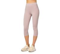 Merry Style Damen Leggings 3/4 Capri Leggings aus Viskose MS10-144 (Caffelatte, XS)
