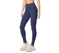 Merry Style Leggings Damen Baumwolle für das ganze Jahr Bequeme Leggings Blickdicht Damen Ideal für Yoga Sport Gym und Freizeit MS10-198 (Dunkelblau, S)