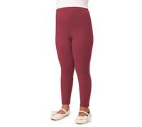 Merry Style Leggings Mädchen lange und bequeme Kinder Leggings aus Baumwolle MS10-225 (Weinrot, 146 cm)