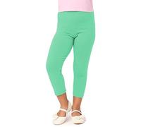 Mädchen Leggings 3/4 aus Baumwolle MS10-226 PP2 Minze 158 158 Minze