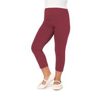 Merry Style Mädchen 3/4 Leggings aus Baumwolle MS10-226 (Weinrot, 128 cm)